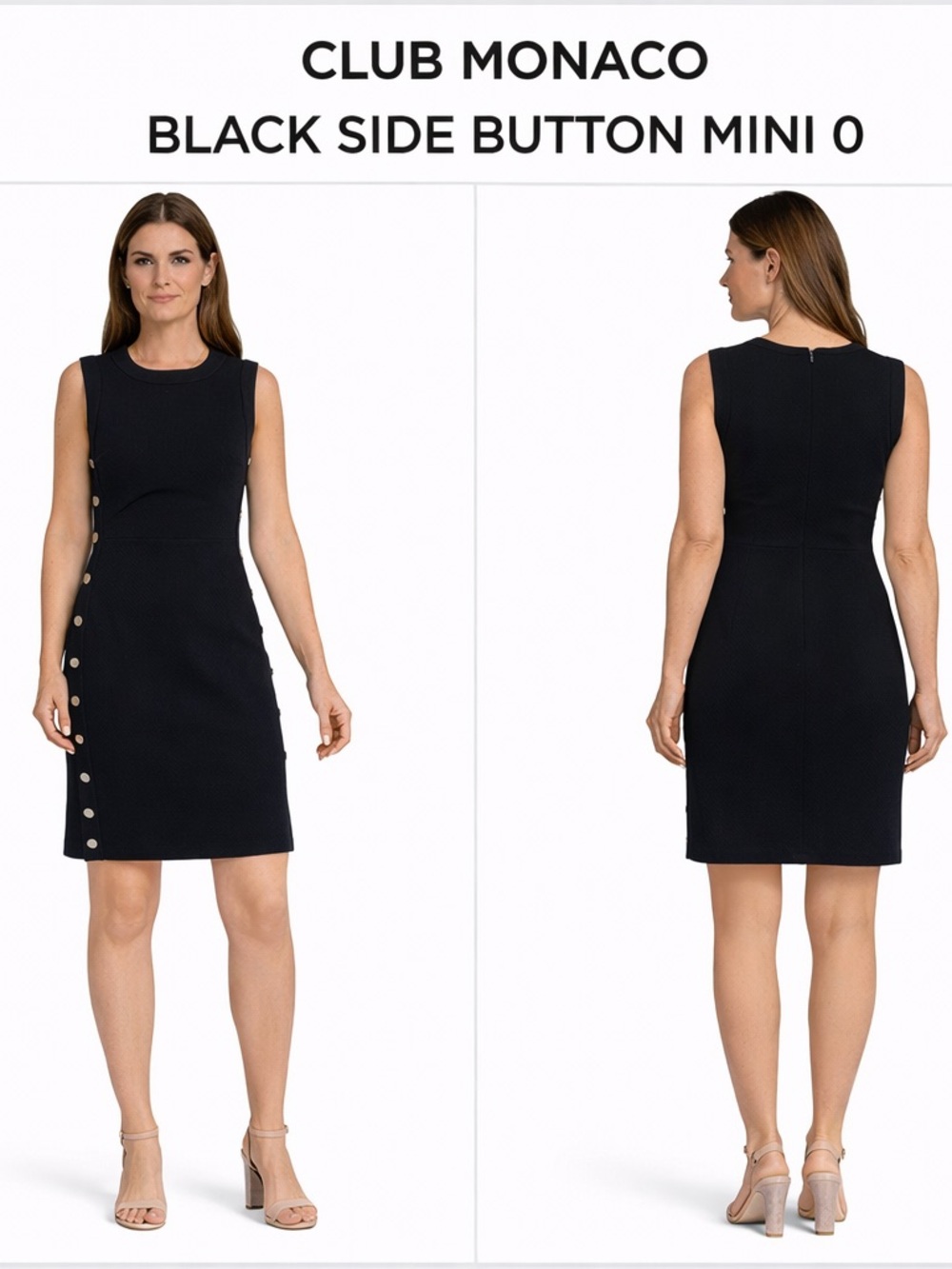 CLUB MONACO BLACK MINI DRESS 0